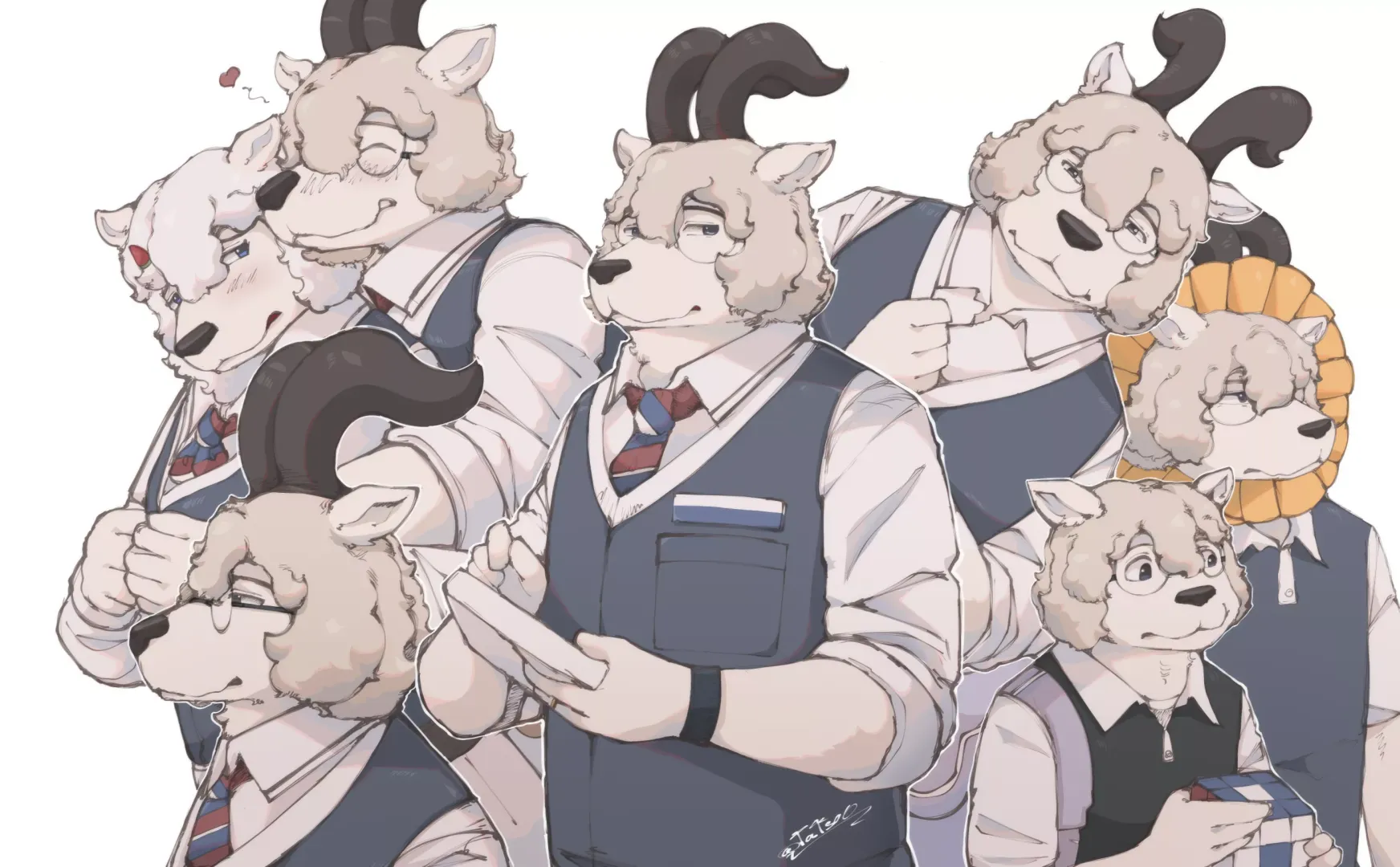 a goat (Oc)