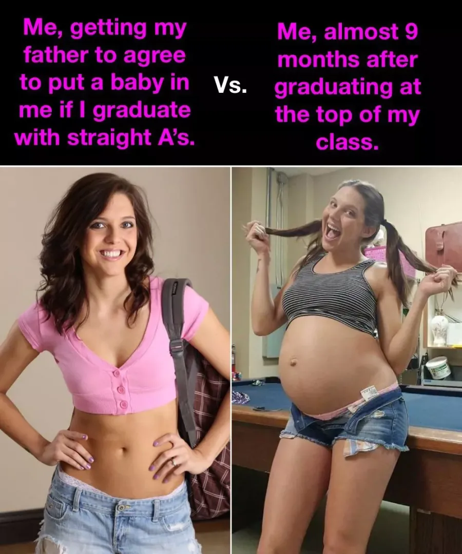 A good father knows when to use the right incentive to motivate his daughter!