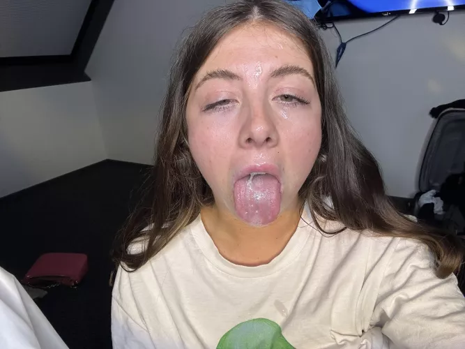 A good girl always takes it