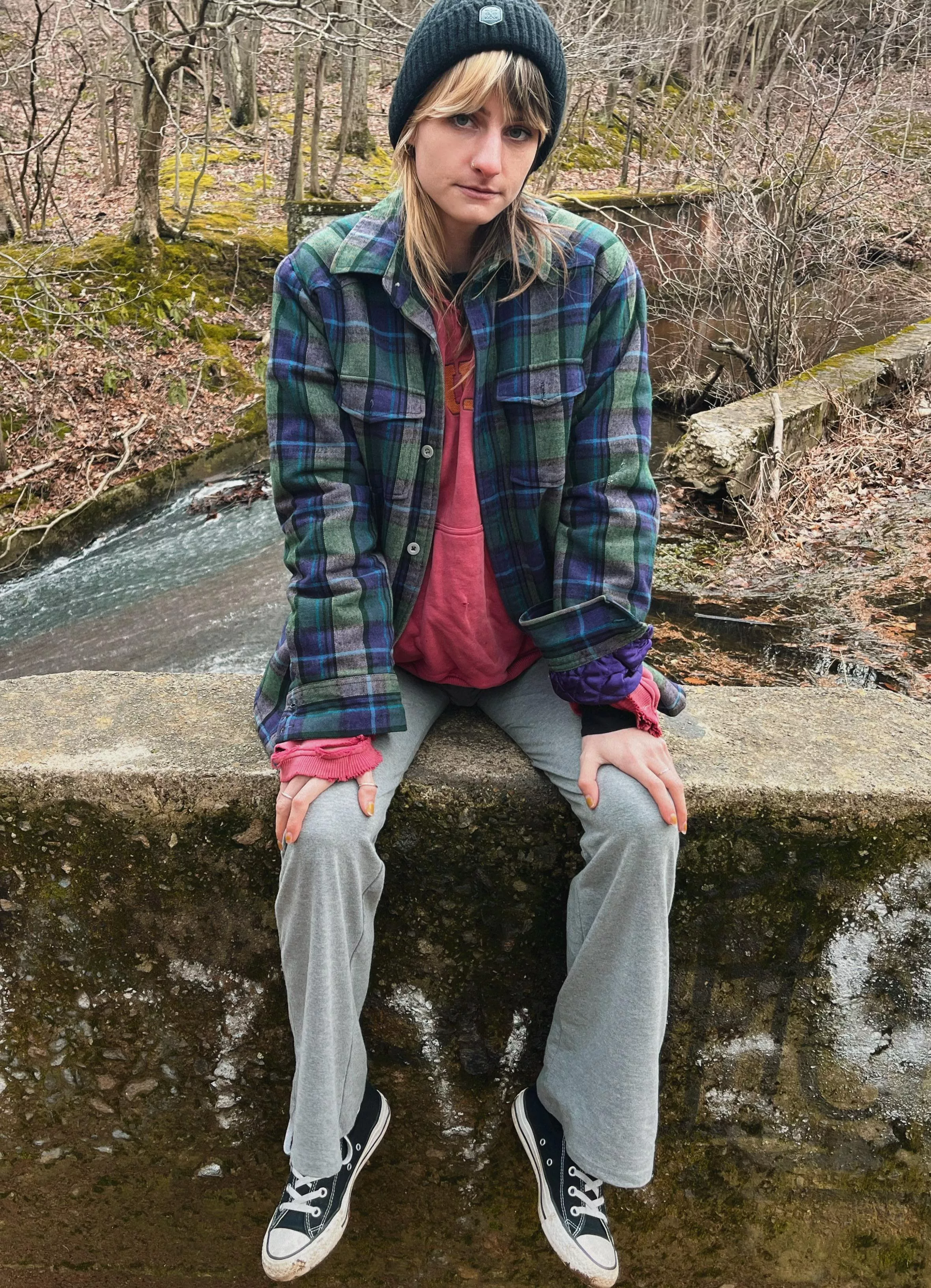 A grungy look in my converse