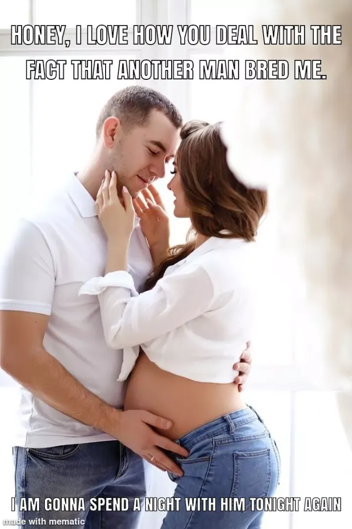 A happy cuck