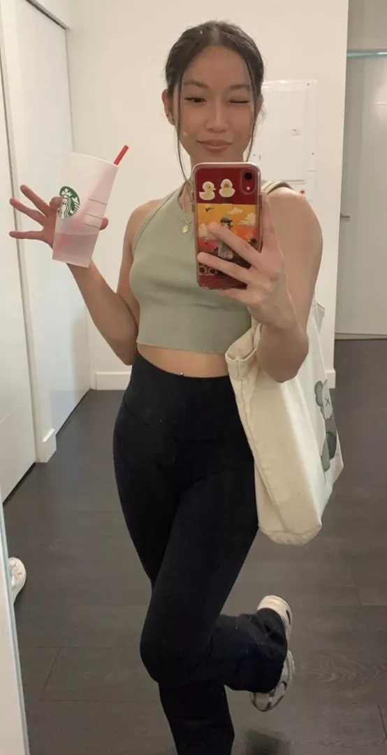 a happy gal!