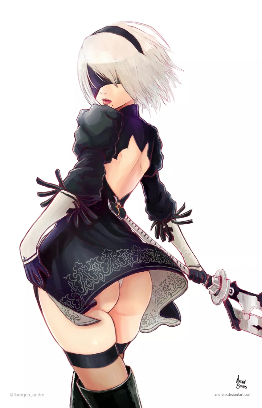 A hint of 2B's tush (andre borges)
