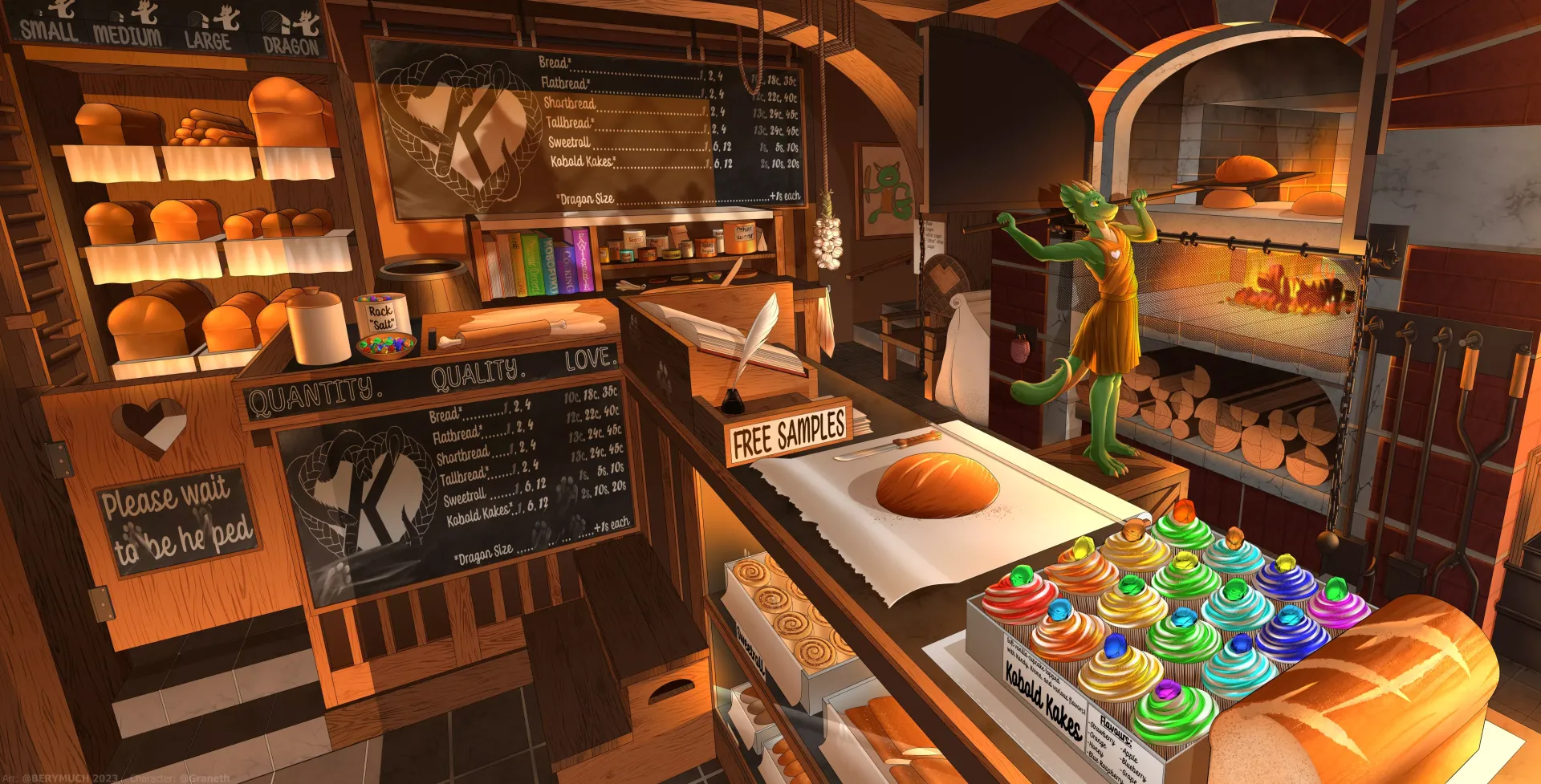 A Kobold Bakery! (Art by Berymuch)