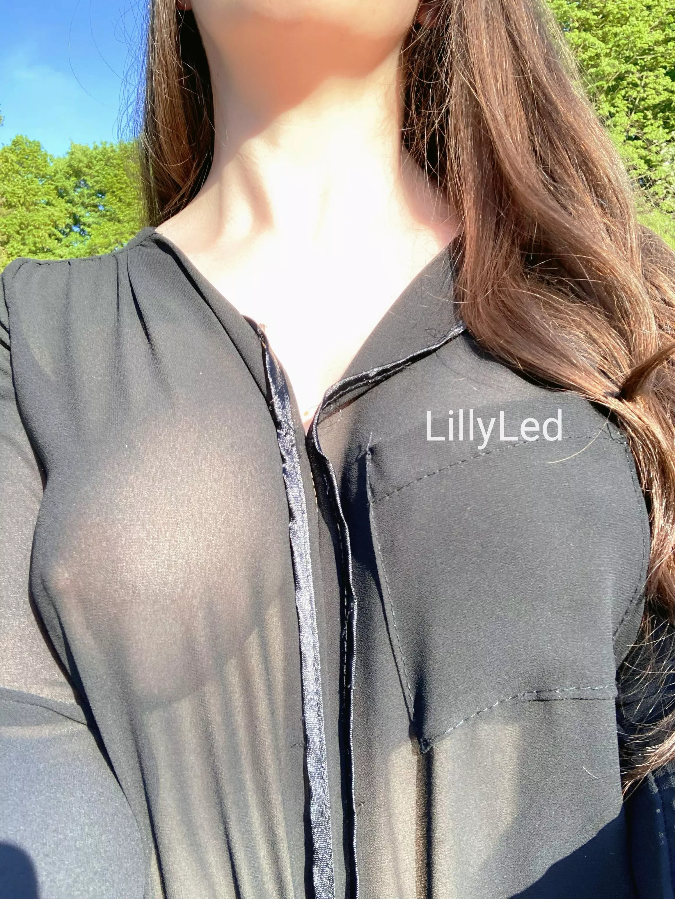 A little bit too sheer? 🙈