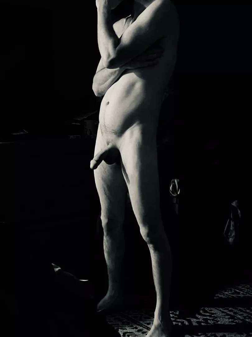 A little black and white