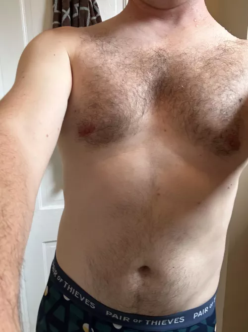 A little chest hair for you.