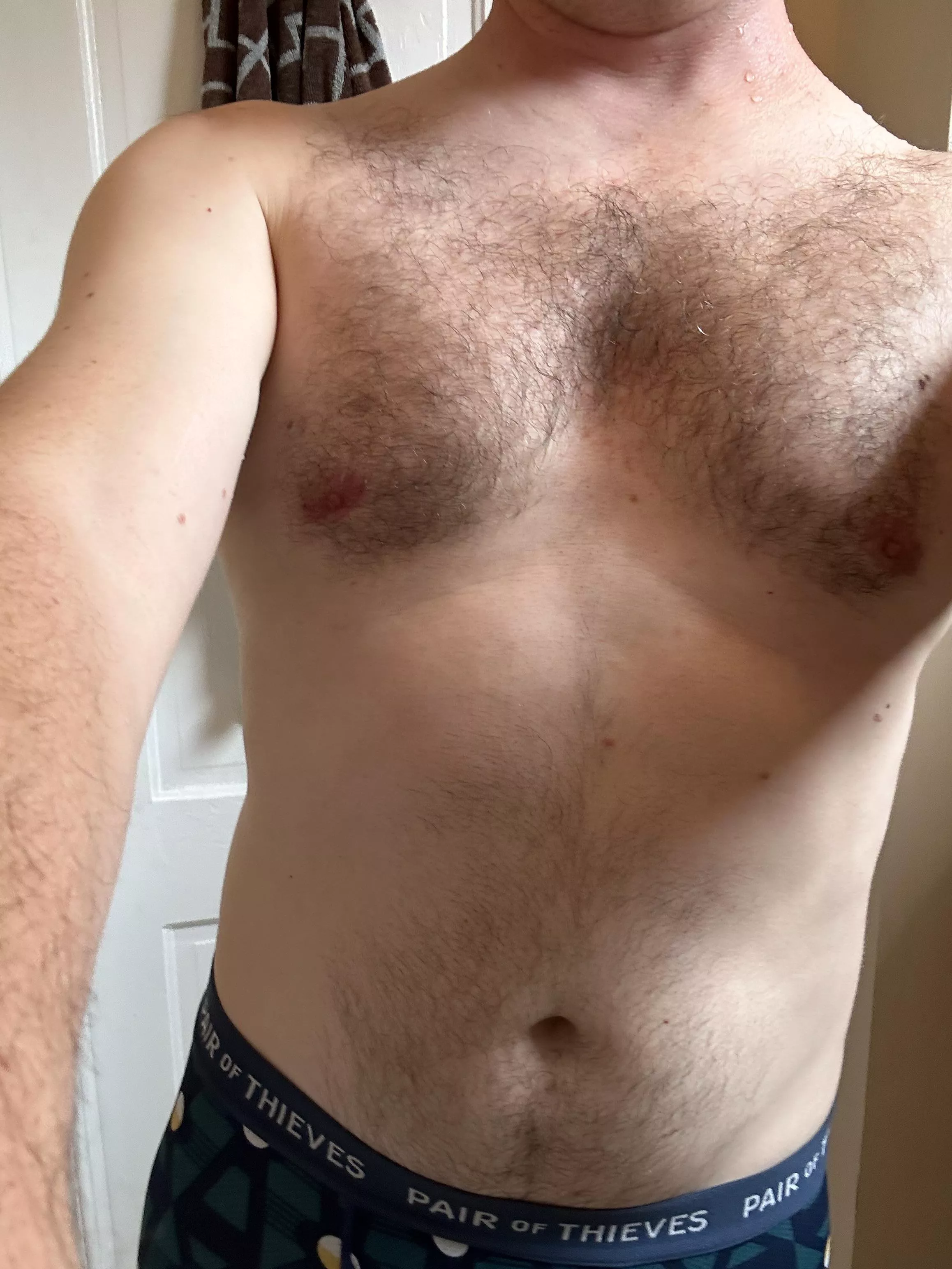 A little chest hair for you.
