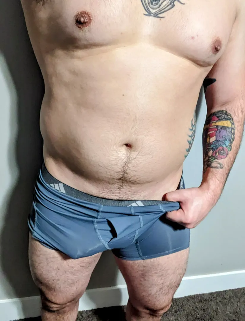 A little hot and sweaty after the gym~