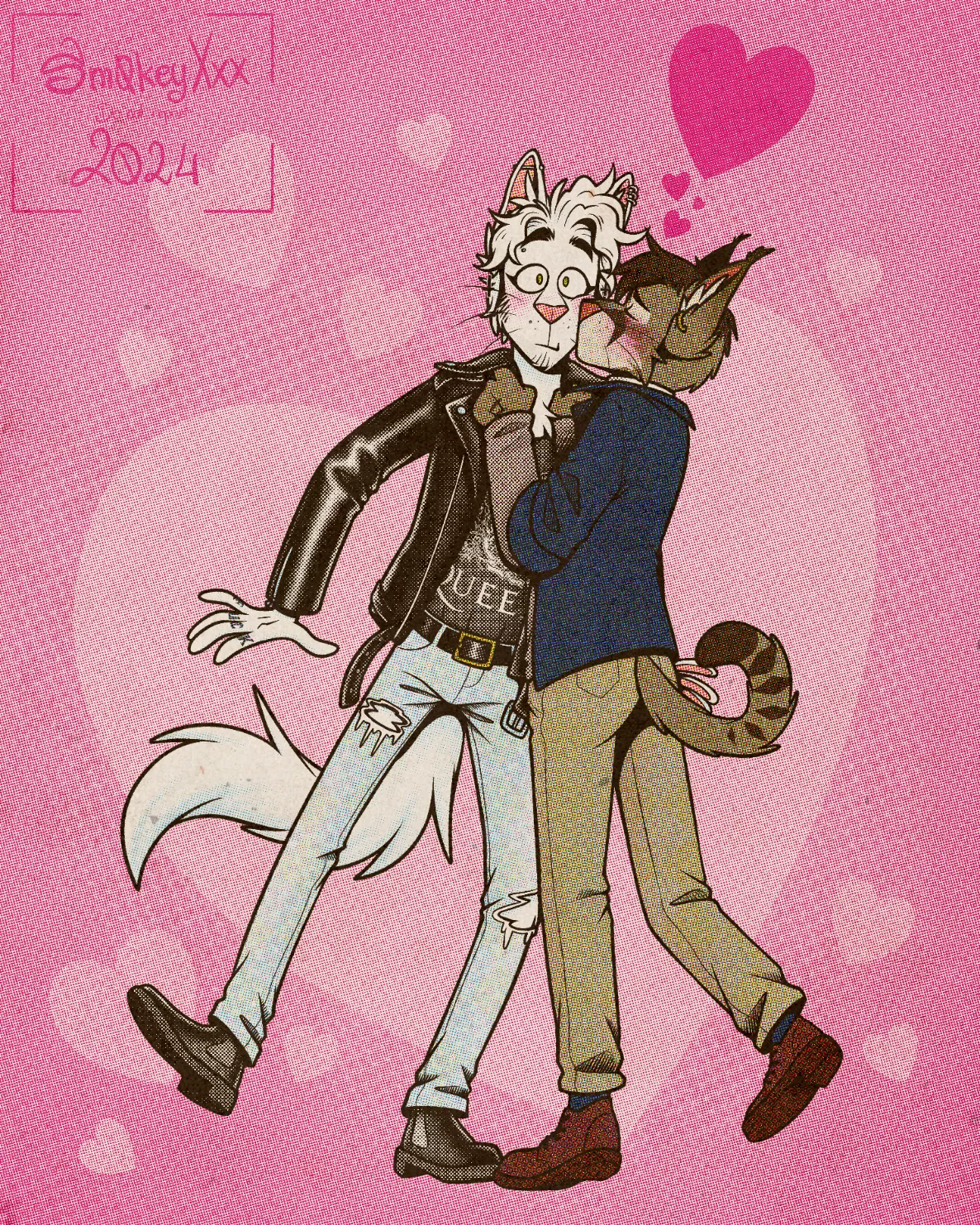 A little kiss (art by me)