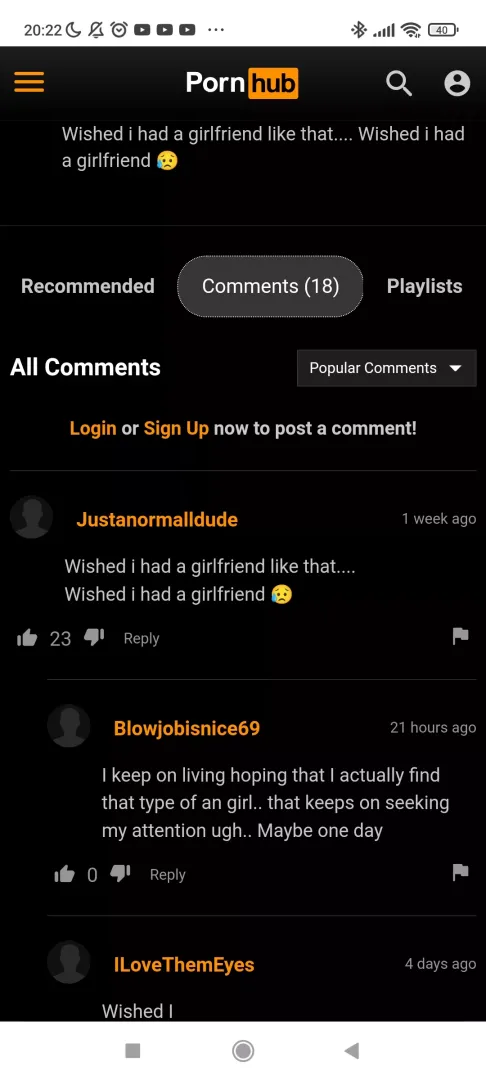 A little sad