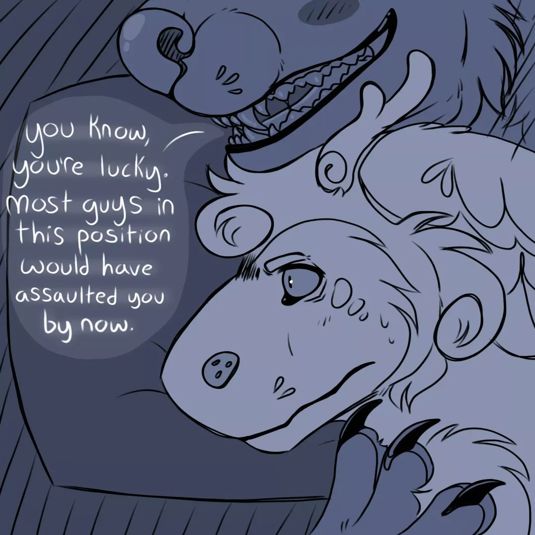 A little vent drawing, spoiled for mentions of sa