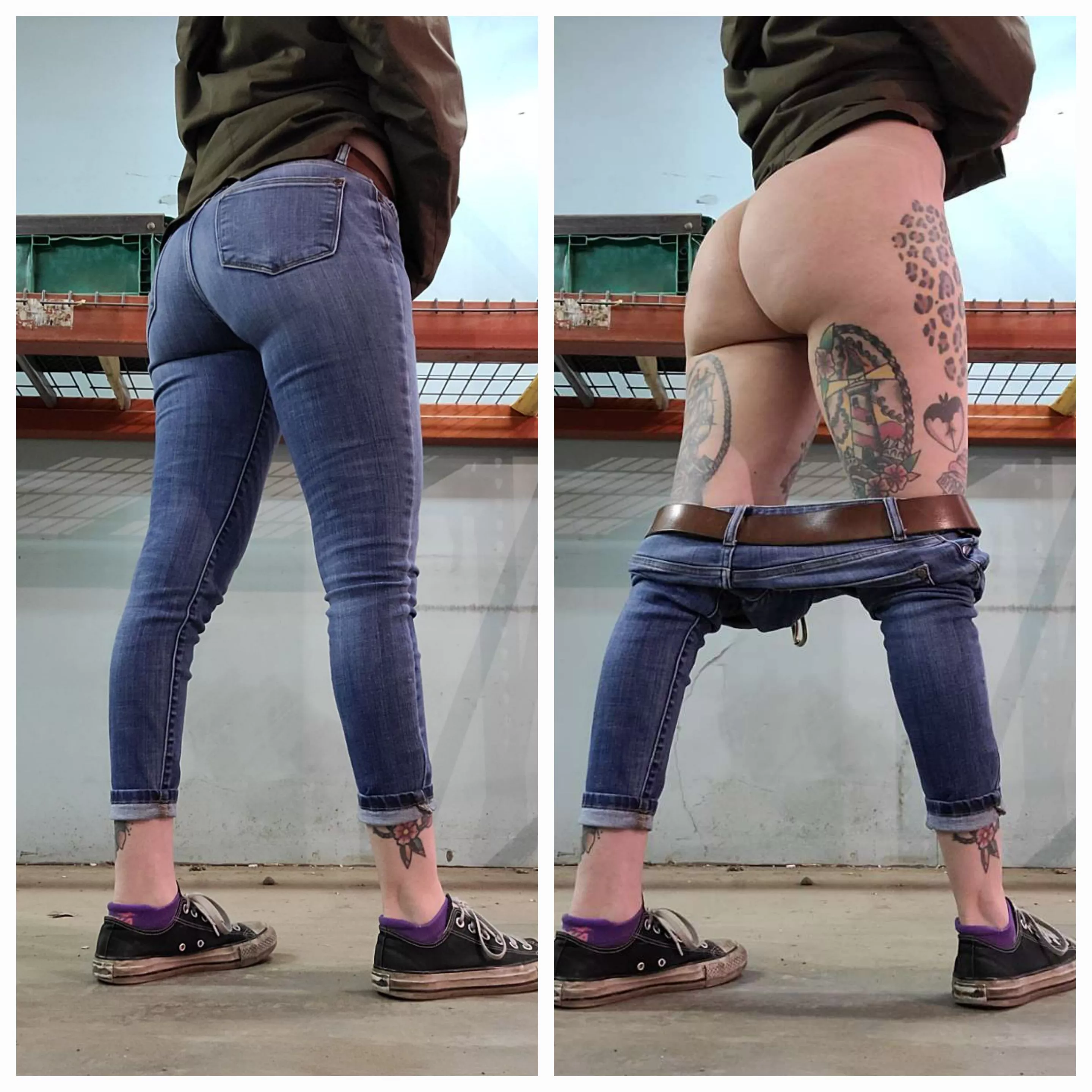 A little warehouse on or of[f]. Which do you prefer?