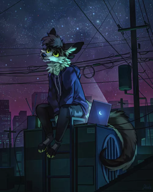 A Lonely Infinite [Art by @Jacato_ on Twitter]