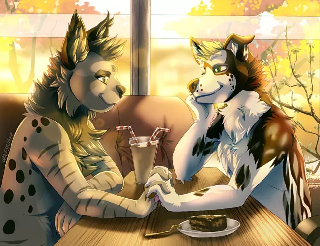 A loving (and lovely) couple (Commission)(art by me)