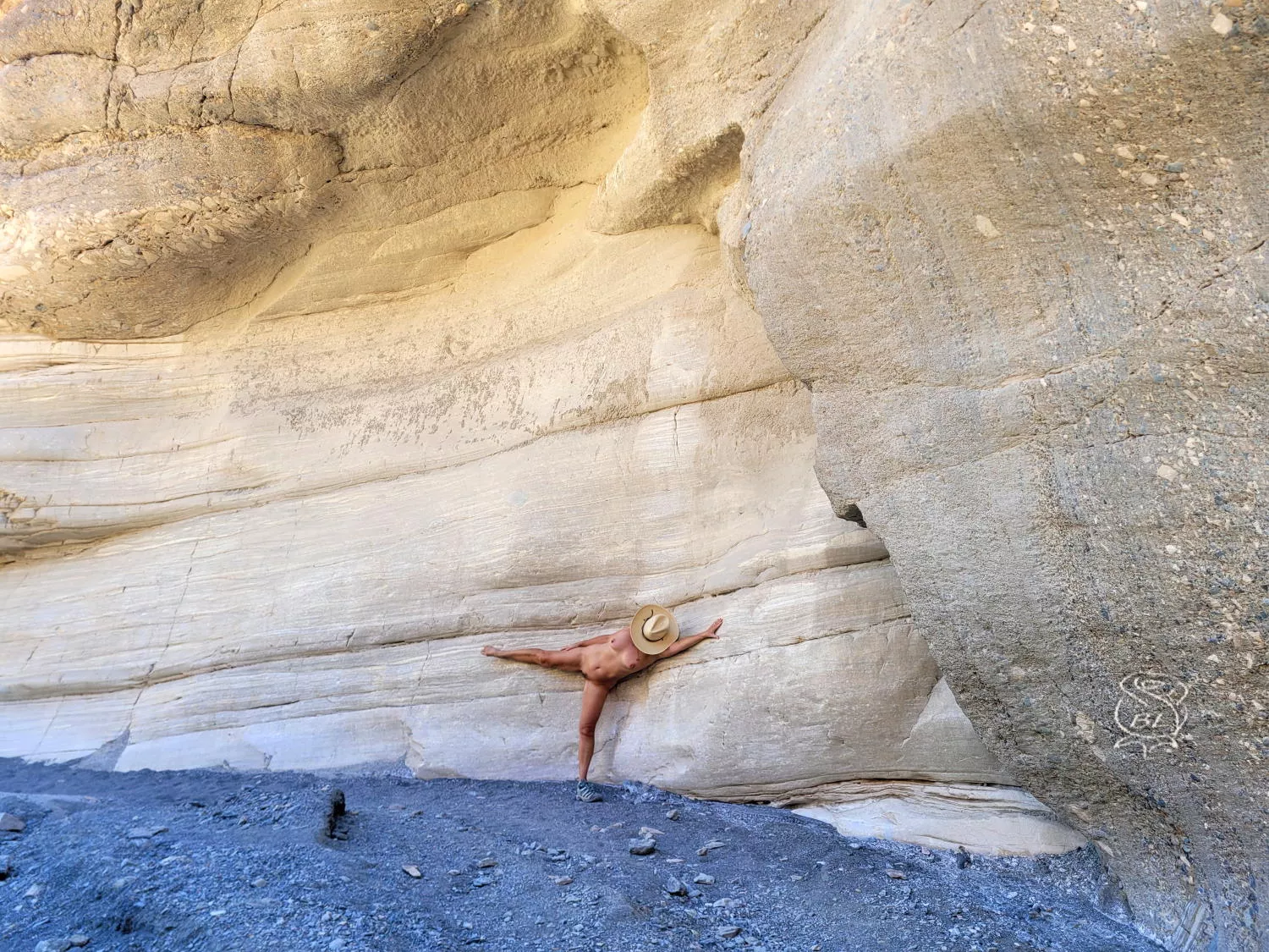 A mindful moment with marble