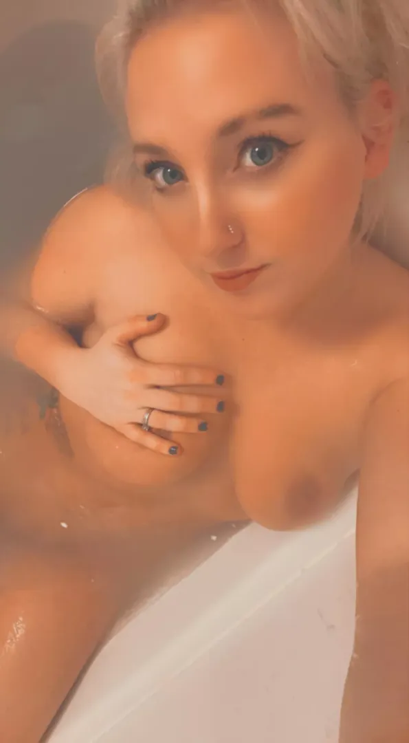 A naked mid afternoon bath perhaps?