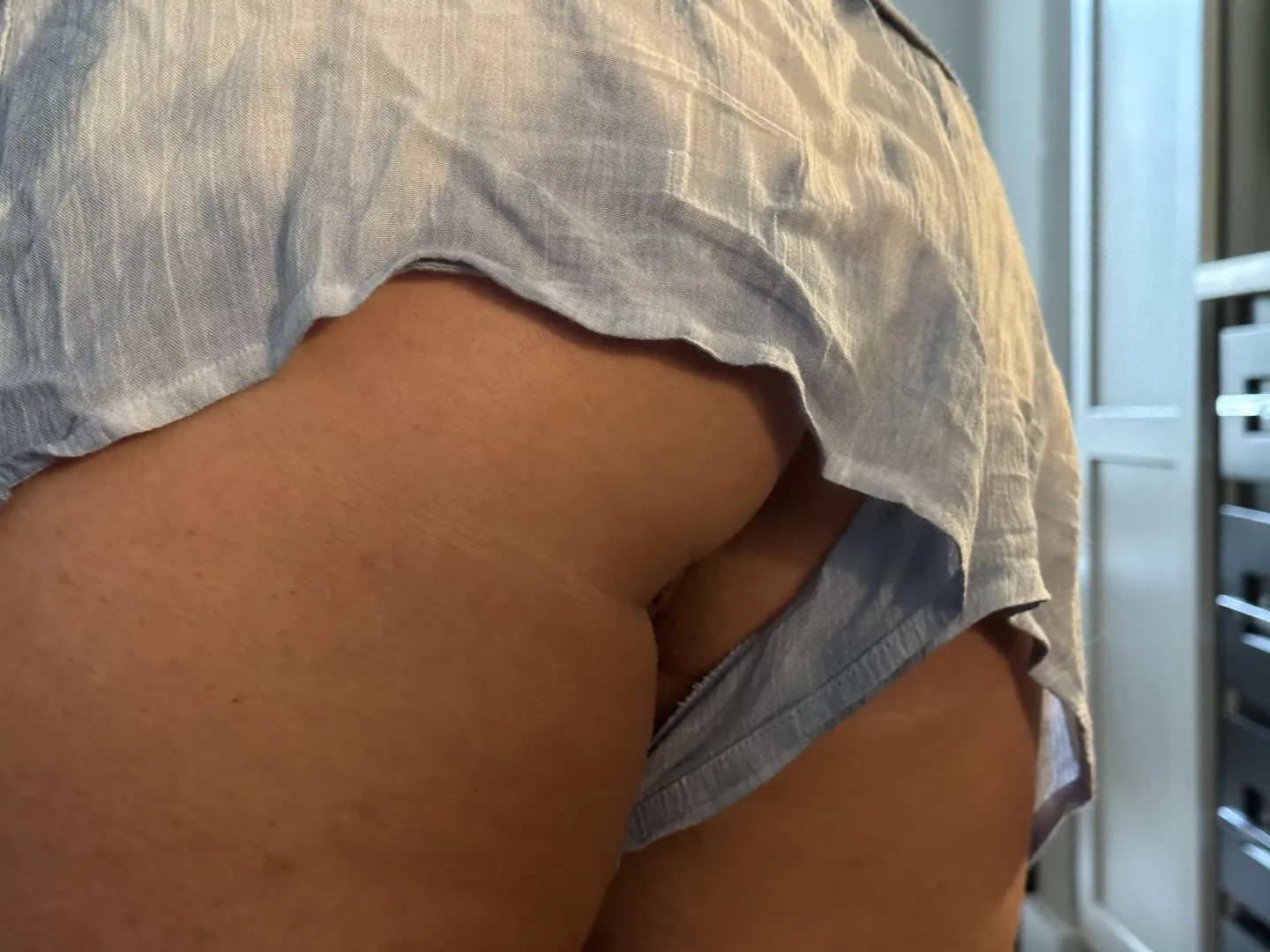 A peek from behind