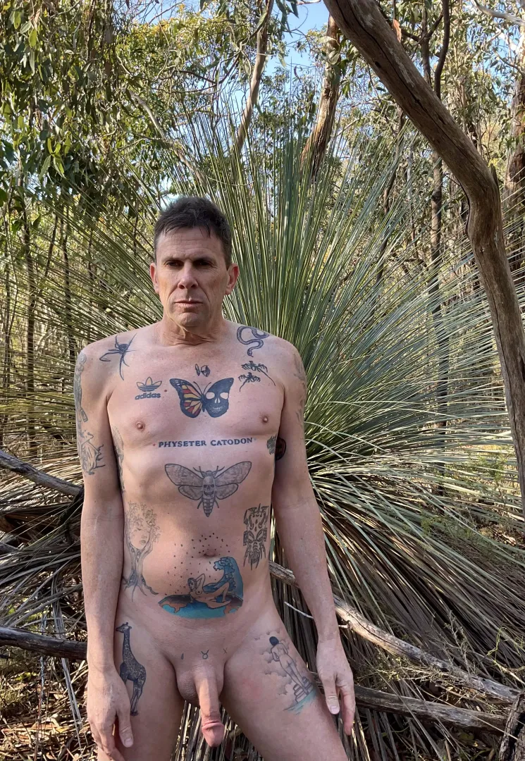 A perfect time and place to be on a naked hike.