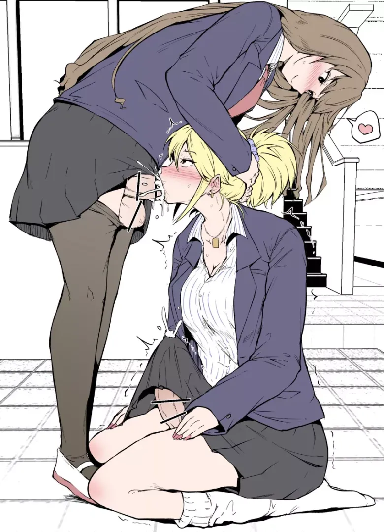 A quick blowjob in the hall