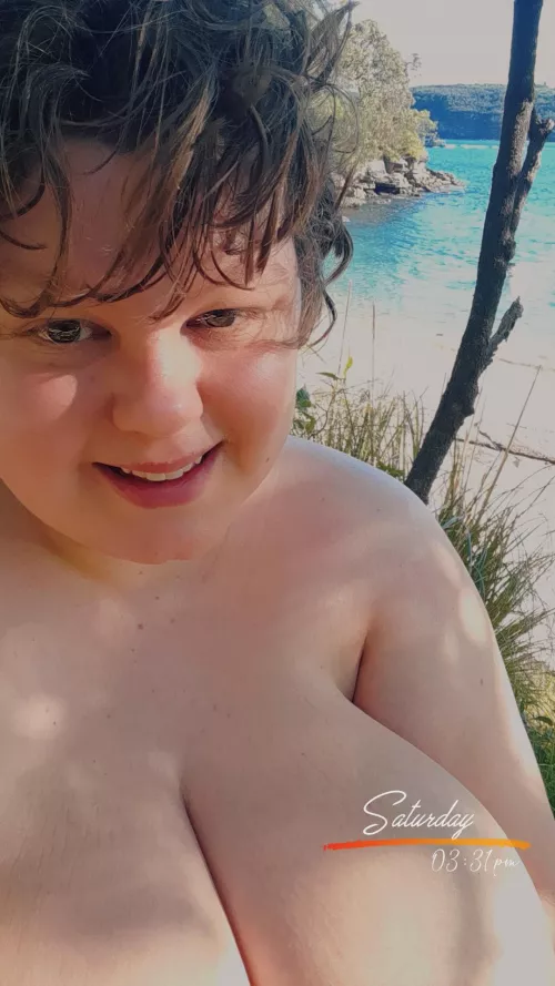 A rare, cold but nice weekend swim.