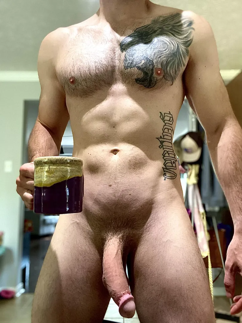 A rather hard start to my day. I need something to help….maybe just more coffee 🤣😏