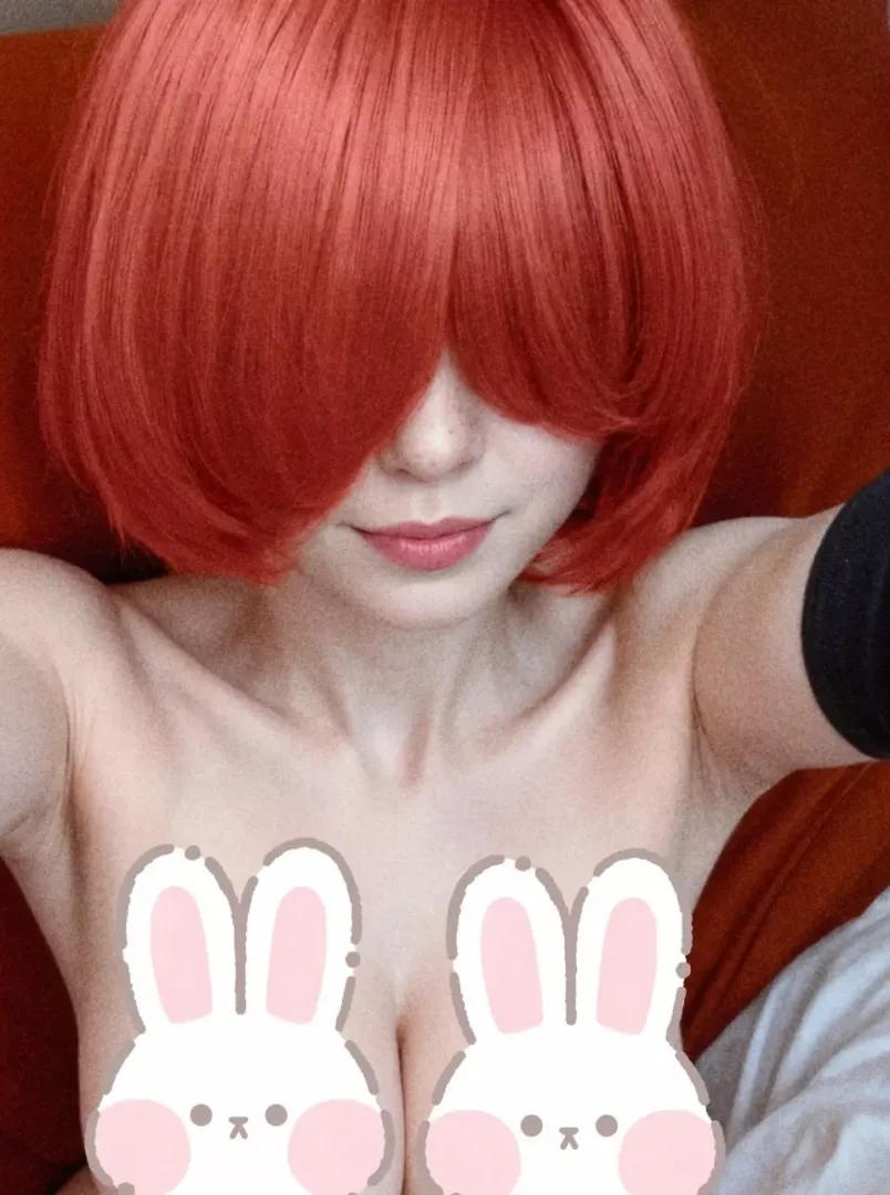 a selfie and cute bunnies