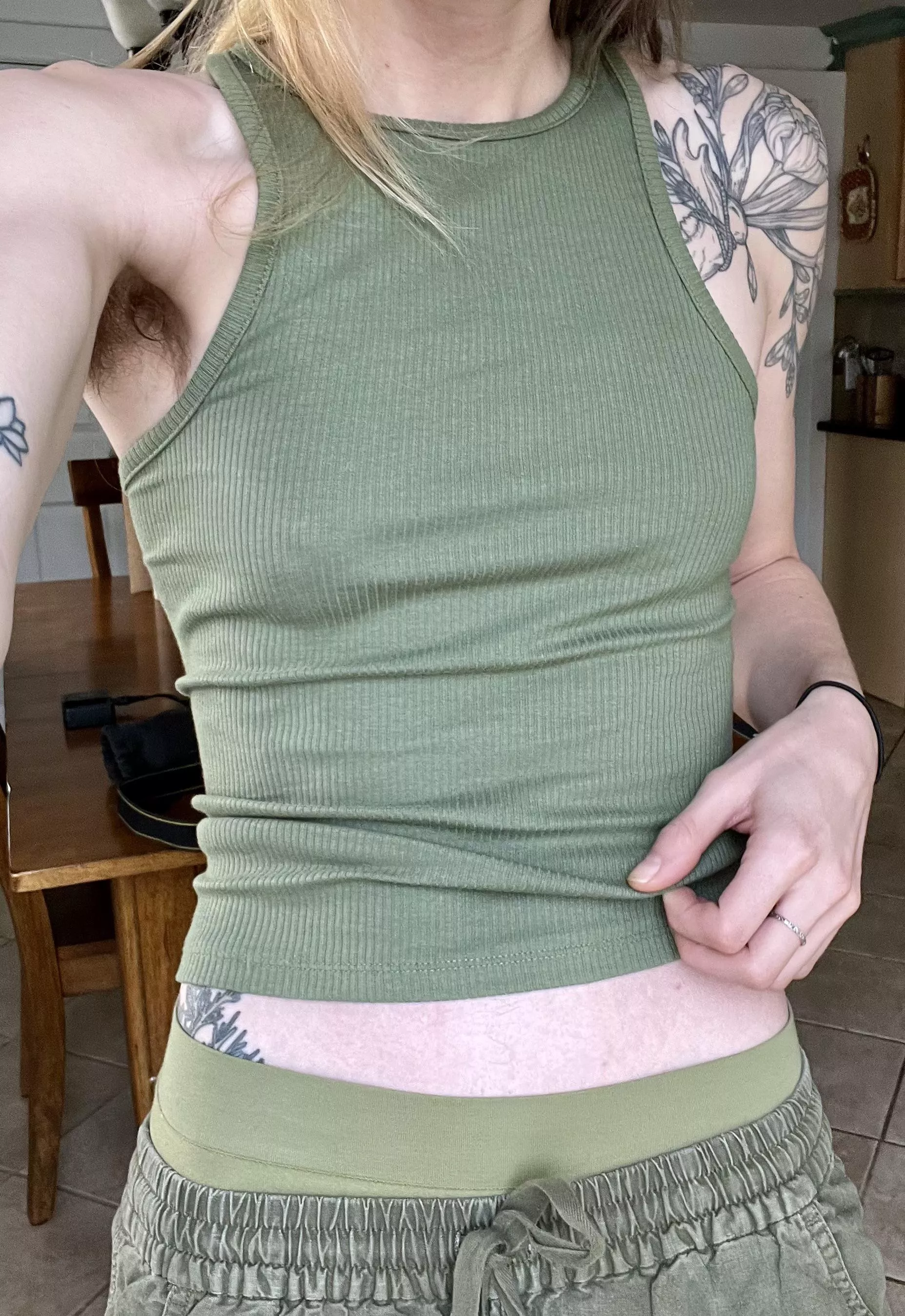 A tight tank top today