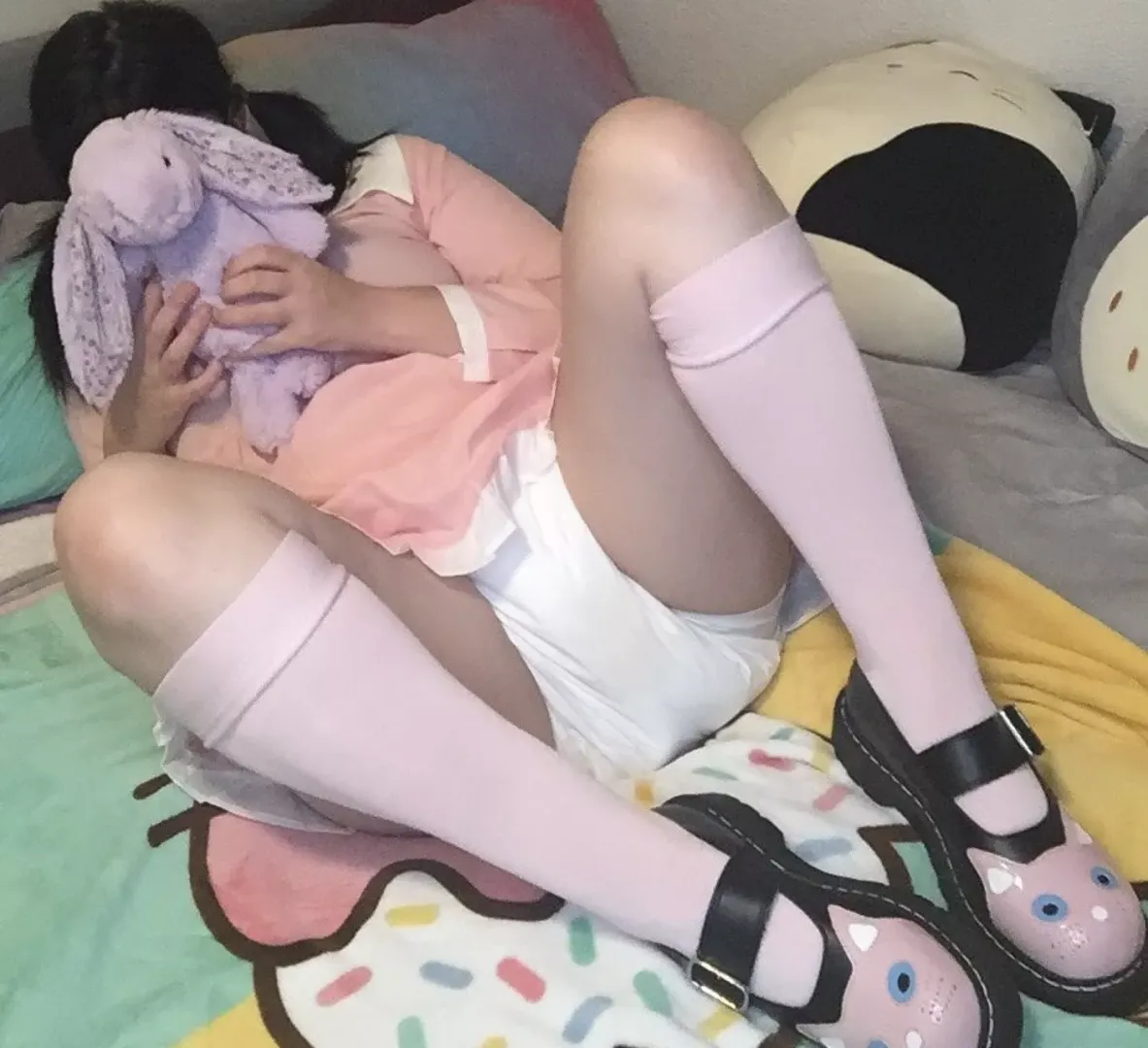 A tiny bit shy