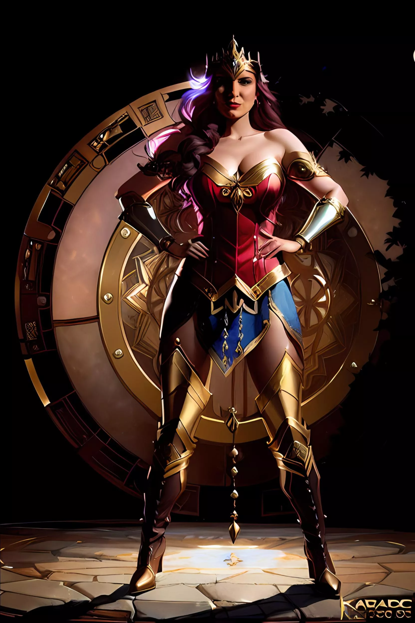 a true wonder woman : Romi rain