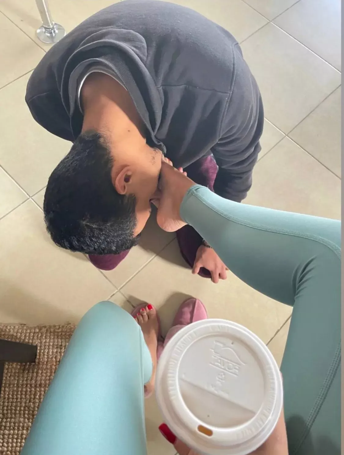 A Well Trained boi Fetches Coffee Every Morning - then Licks