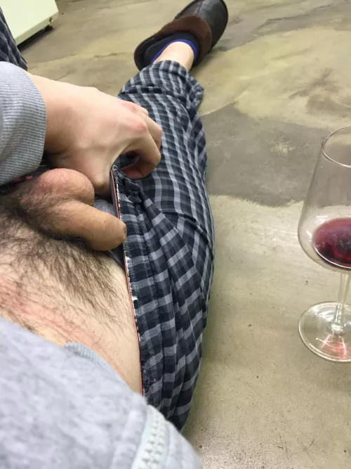 A while back in the laundry room of my building late at night