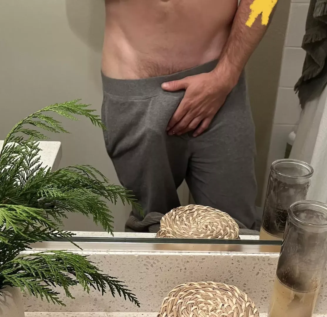 About time I busted out the gray sweats