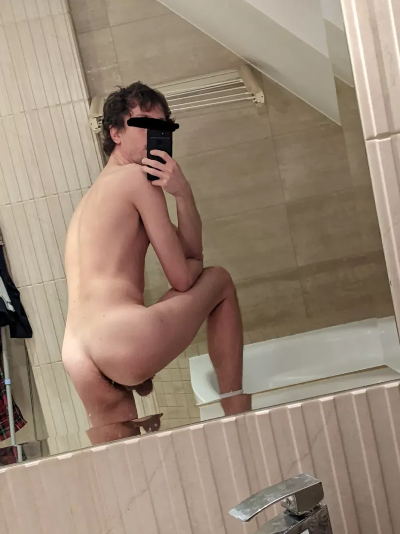 about to go into bath