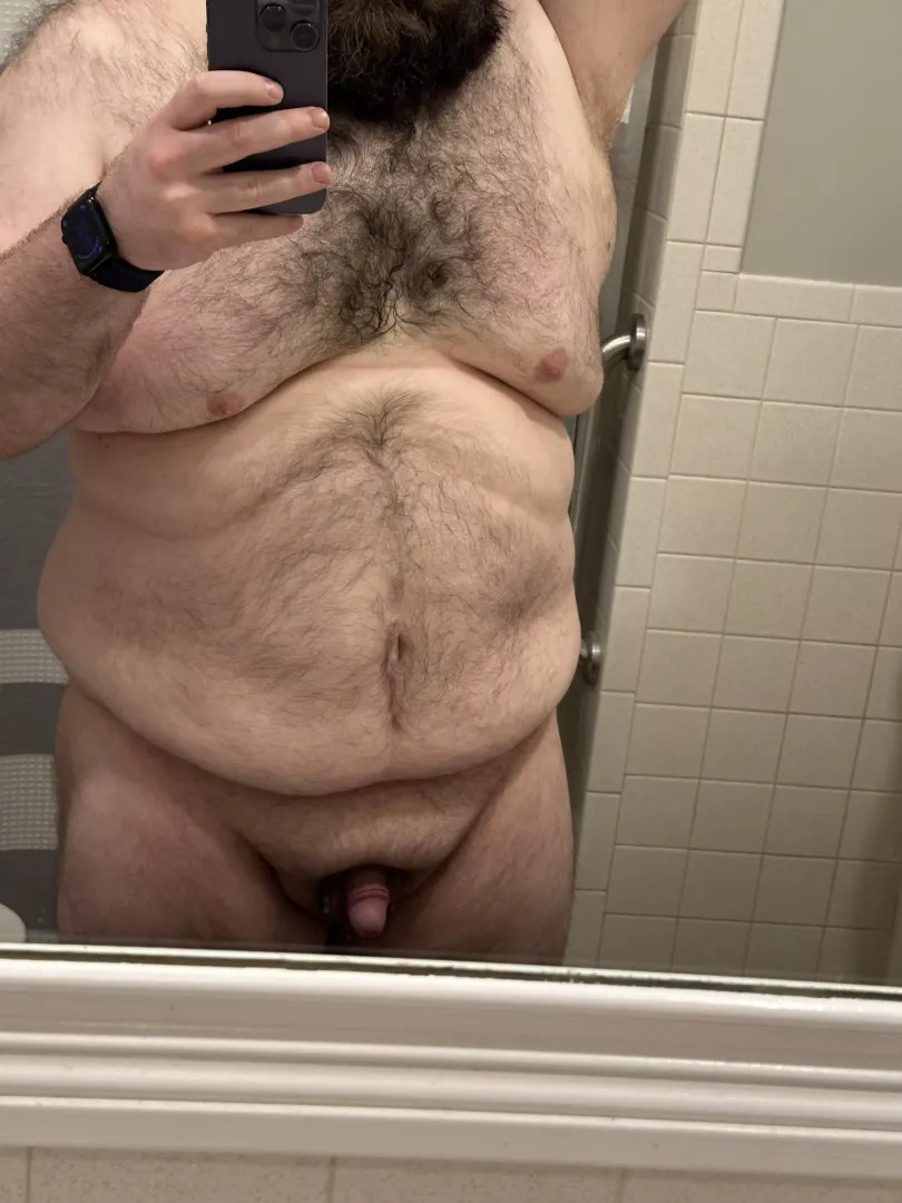 About to shower