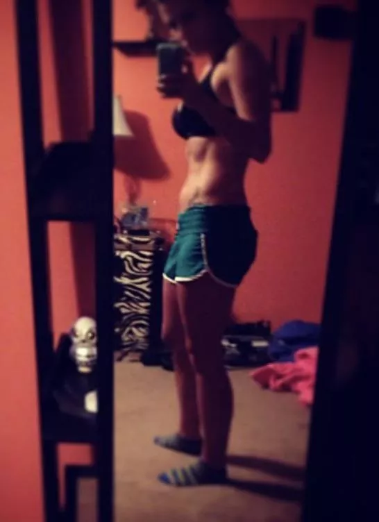 Abs, tits, cute shorts, and me :)