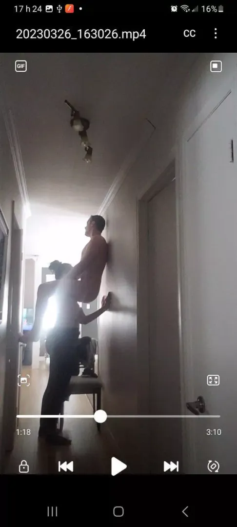Aerial blowjob 