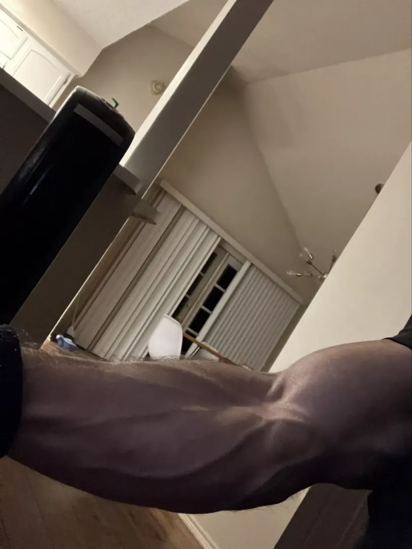After a large meal and some grip training
