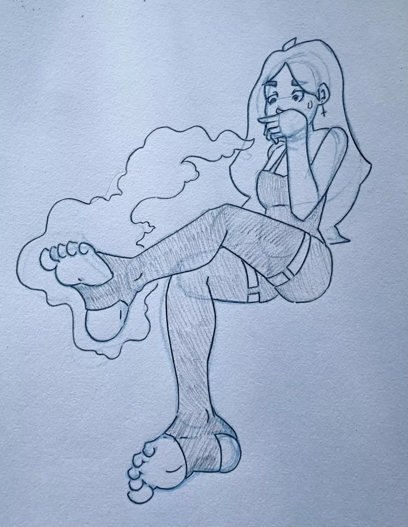 after a long night of dancing! [OC] (pinkkimochi)