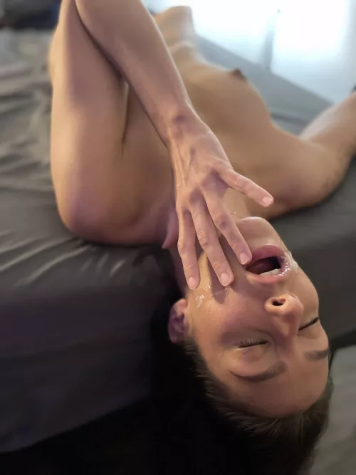 After getting throat-fucked