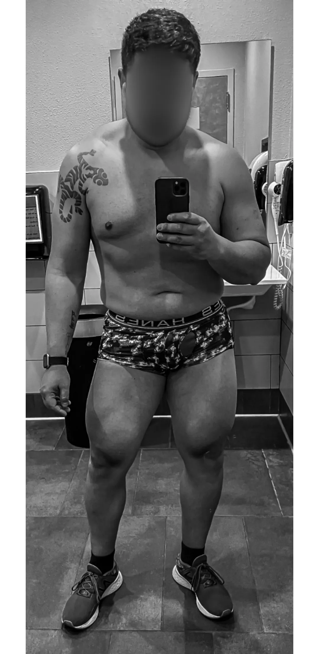 after gym selfie