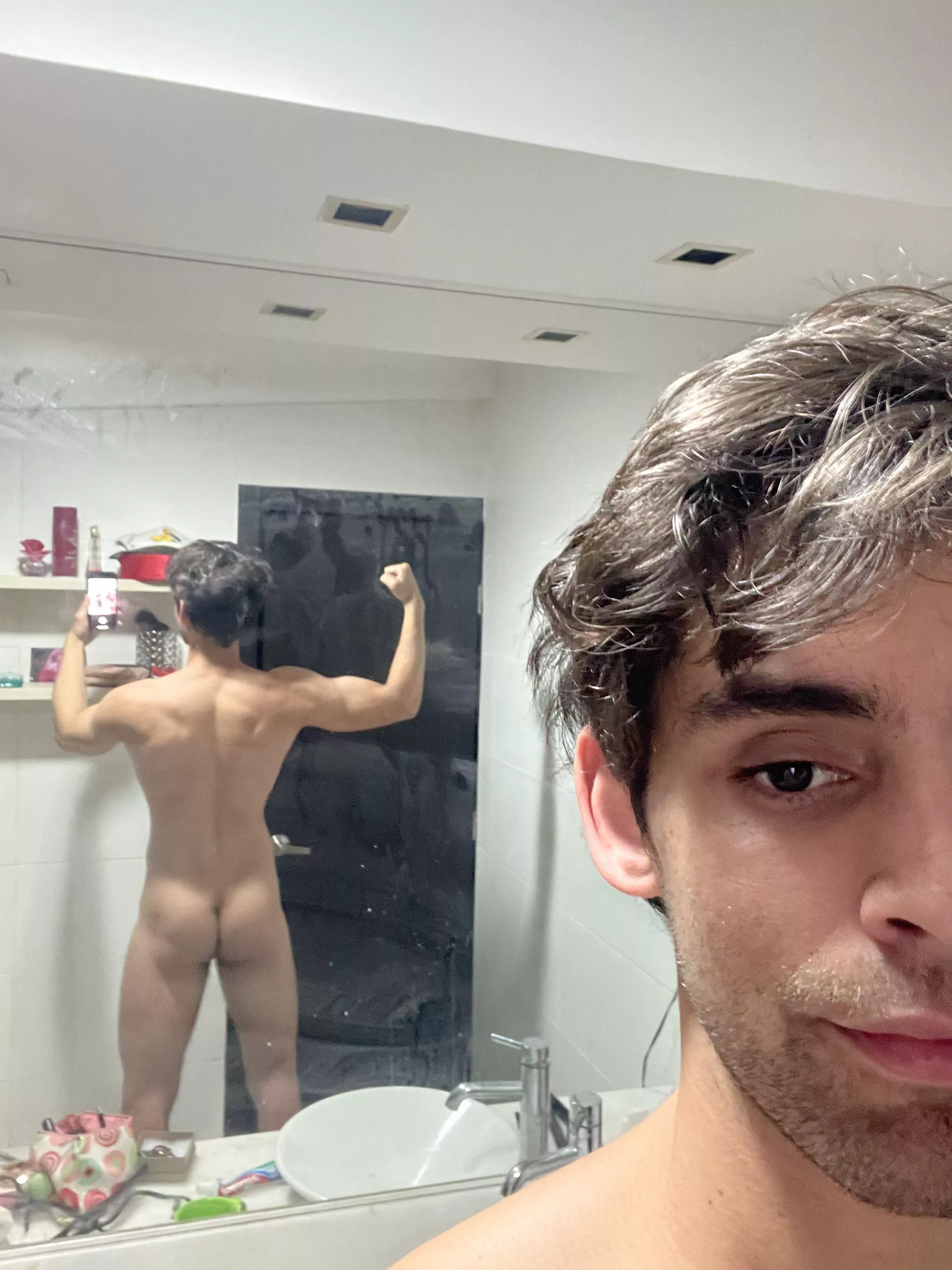 After hitting legs and back (M)