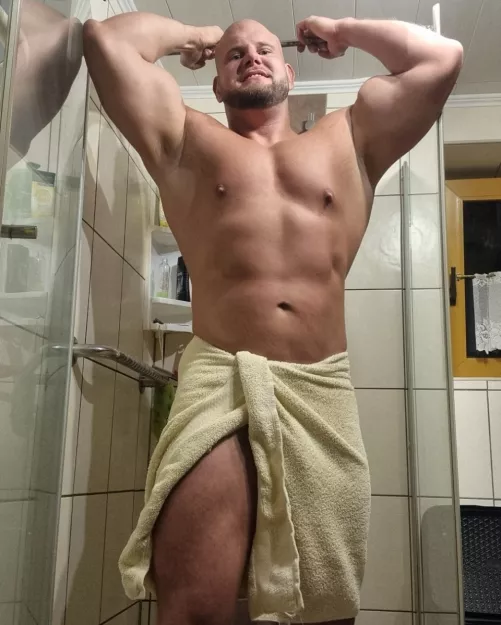 After shower 😀