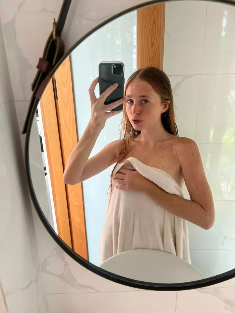 After shower selfie