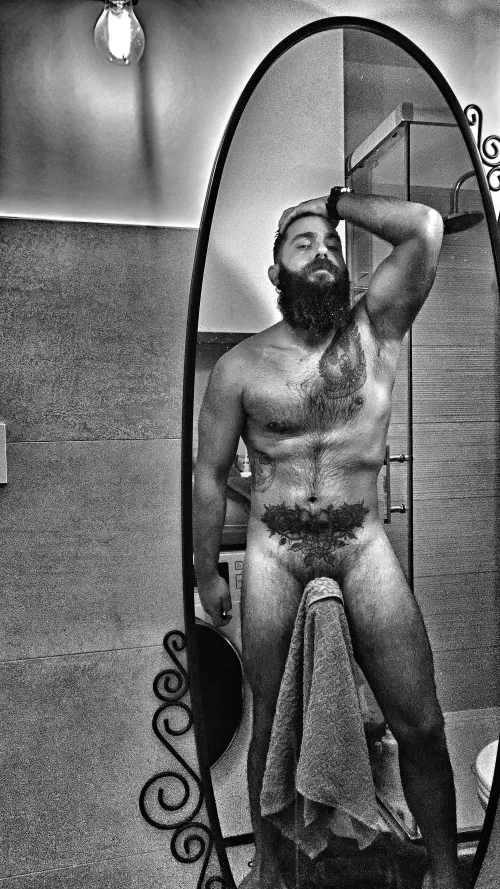 After shower 