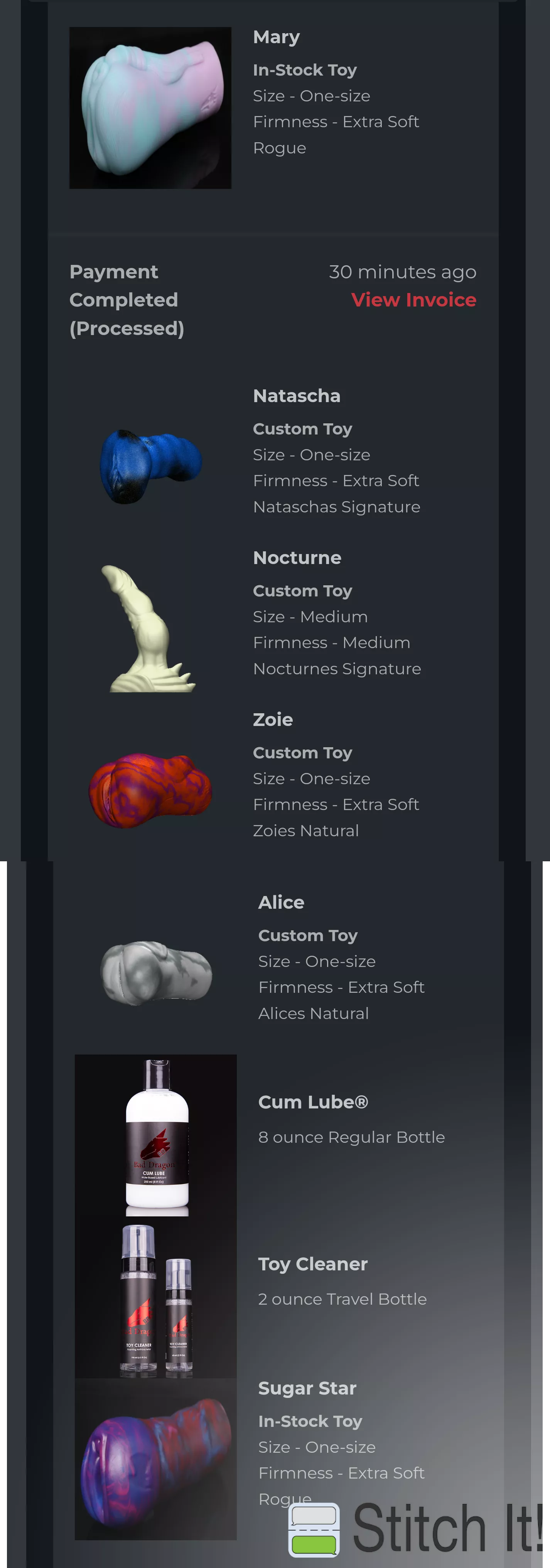 After this gets here I will have all the female masturbators! Review time after that.