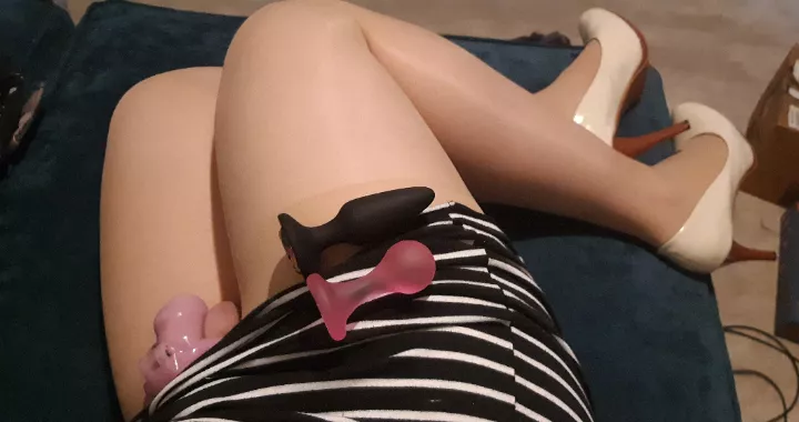 After wearing chastity so much now I'm being told I need to start using one of these at the same time. Super nervous to try for a long session