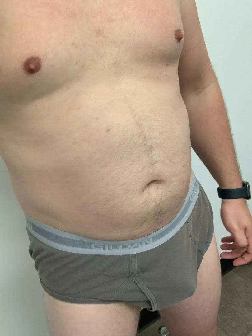 After workout briefs. Need someone to reach in ;)