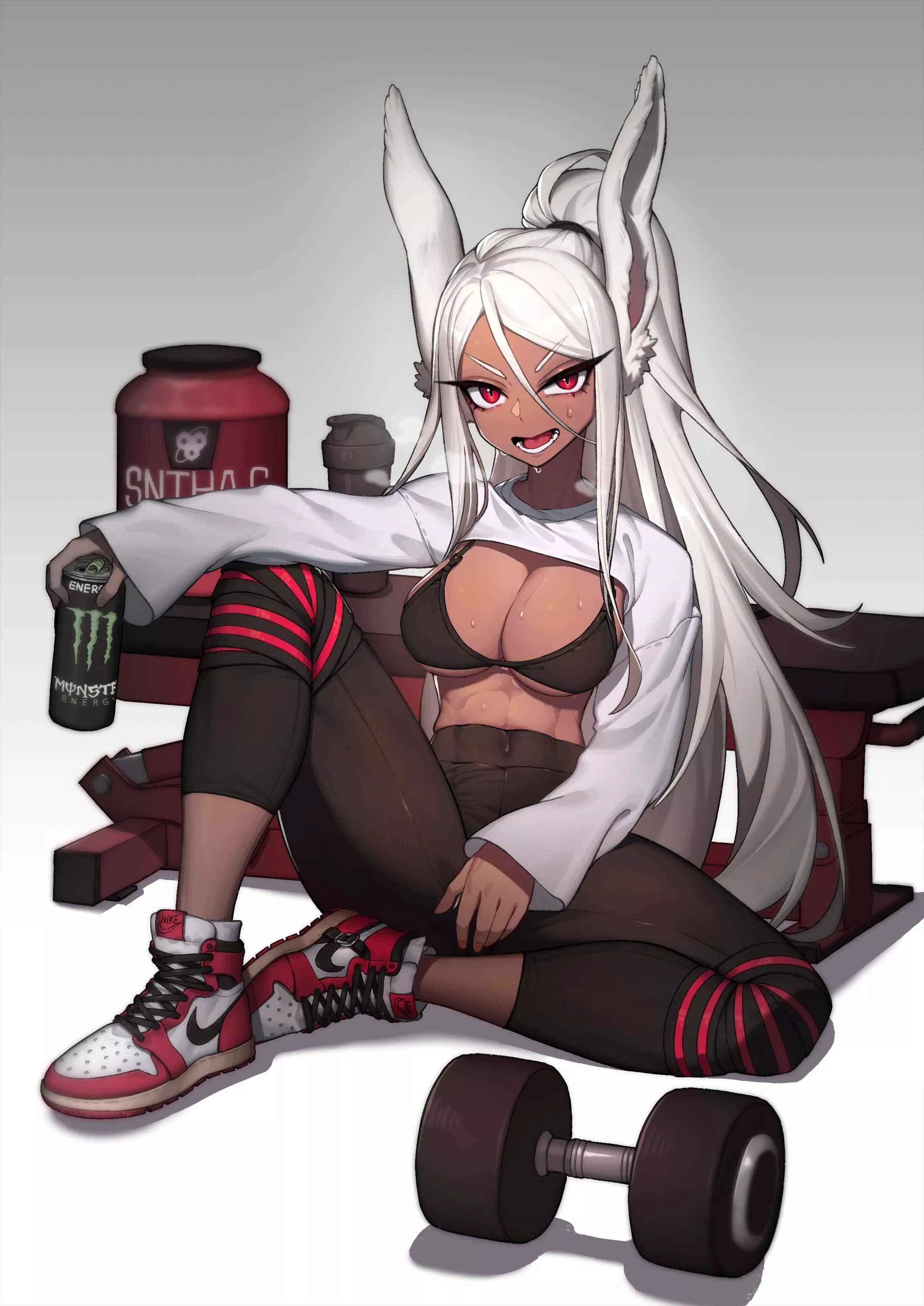 After work-out Mirko (@hellK111) [My Hero Academia]