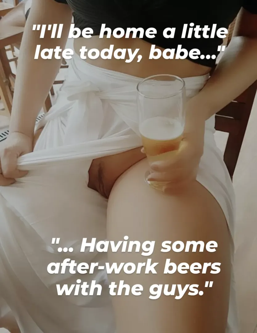 After-work beers...